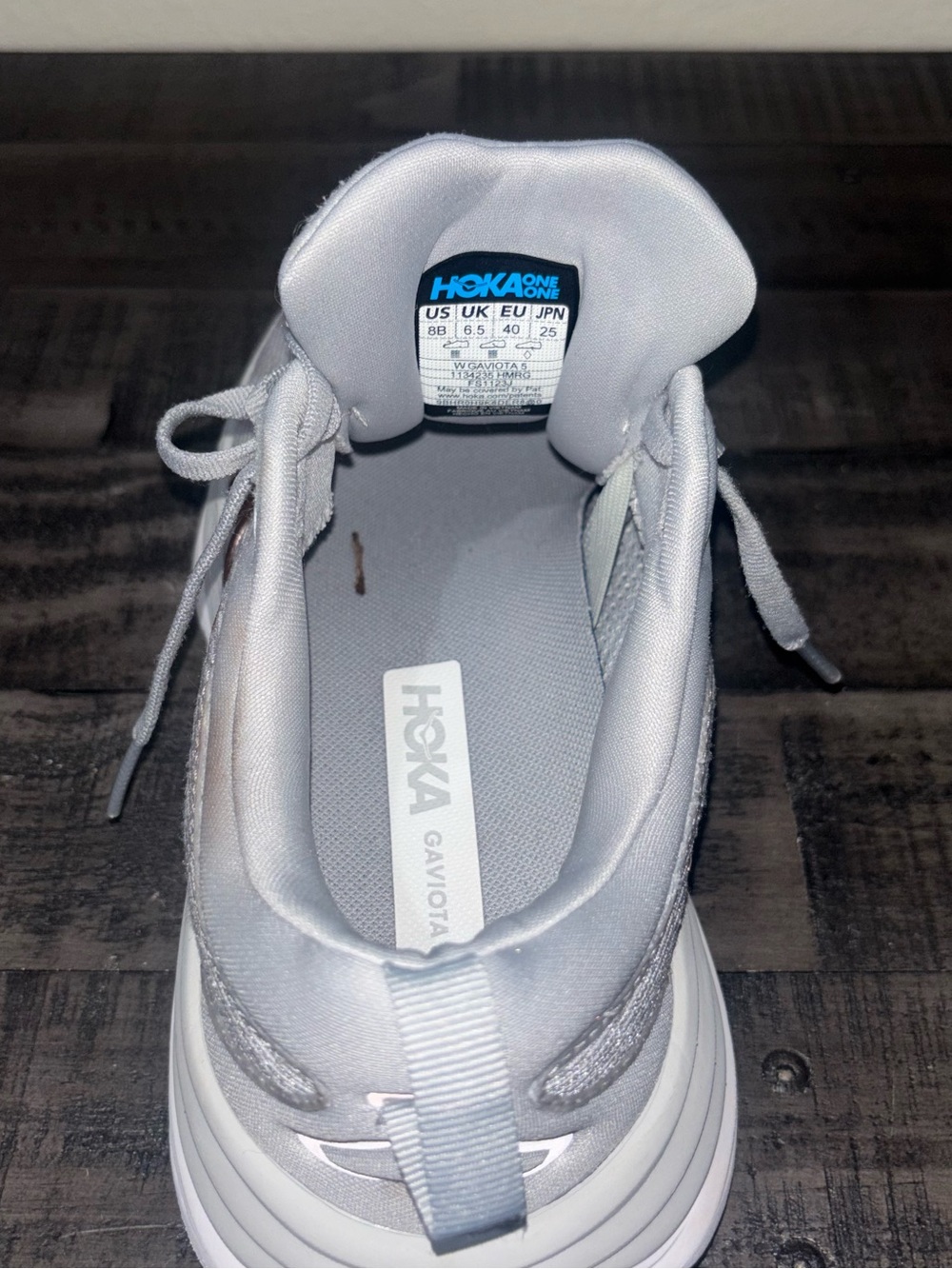 HOKA Women's Gaviota 5 running shoes SZ 8B - Picture 14 of 15